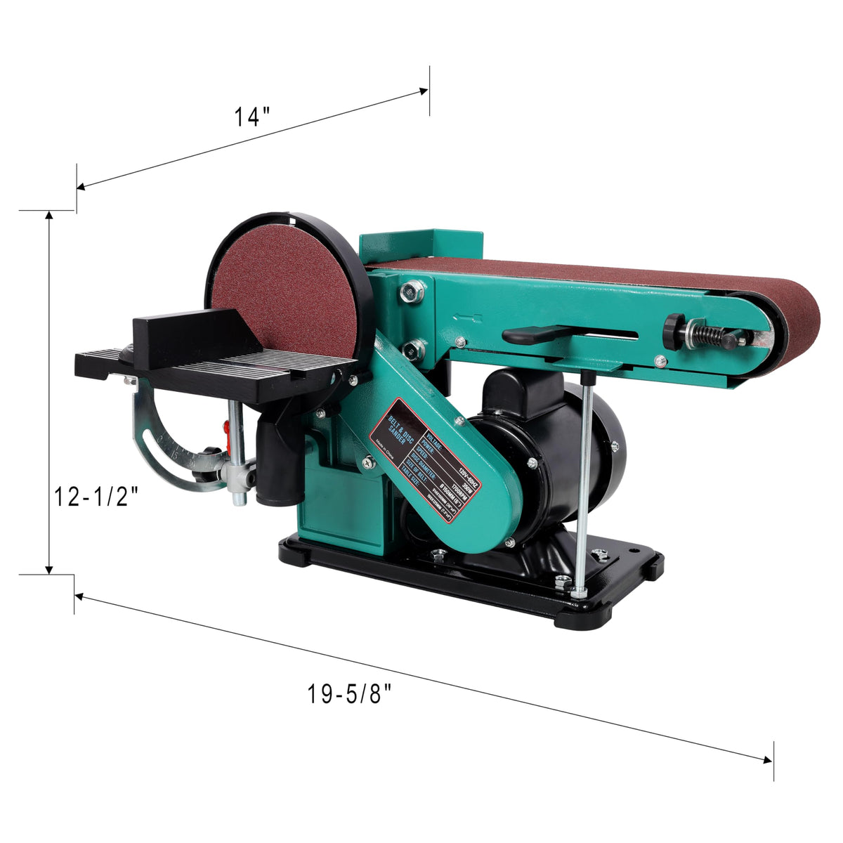 6" Disc & 4" x 36" Belt Benchtop Sander C4352