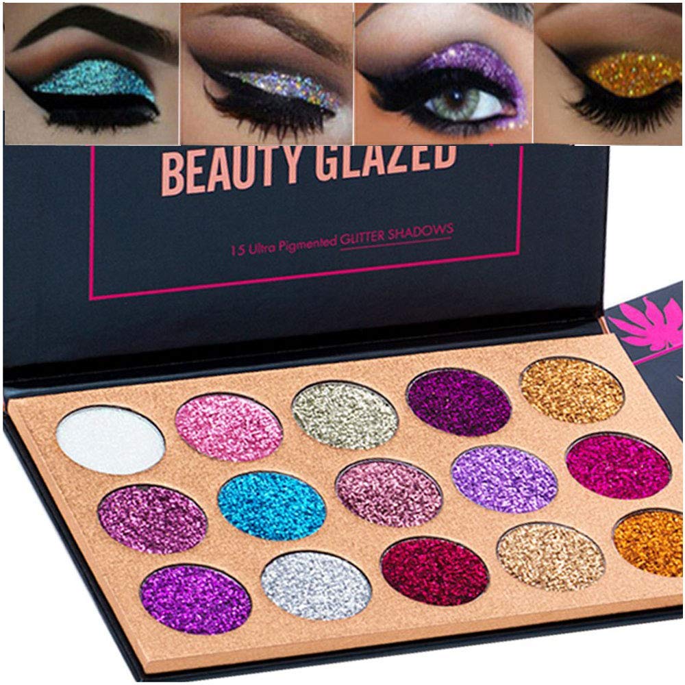 15 Colors Glitter Shimmer Eyeshadow Palette E316926