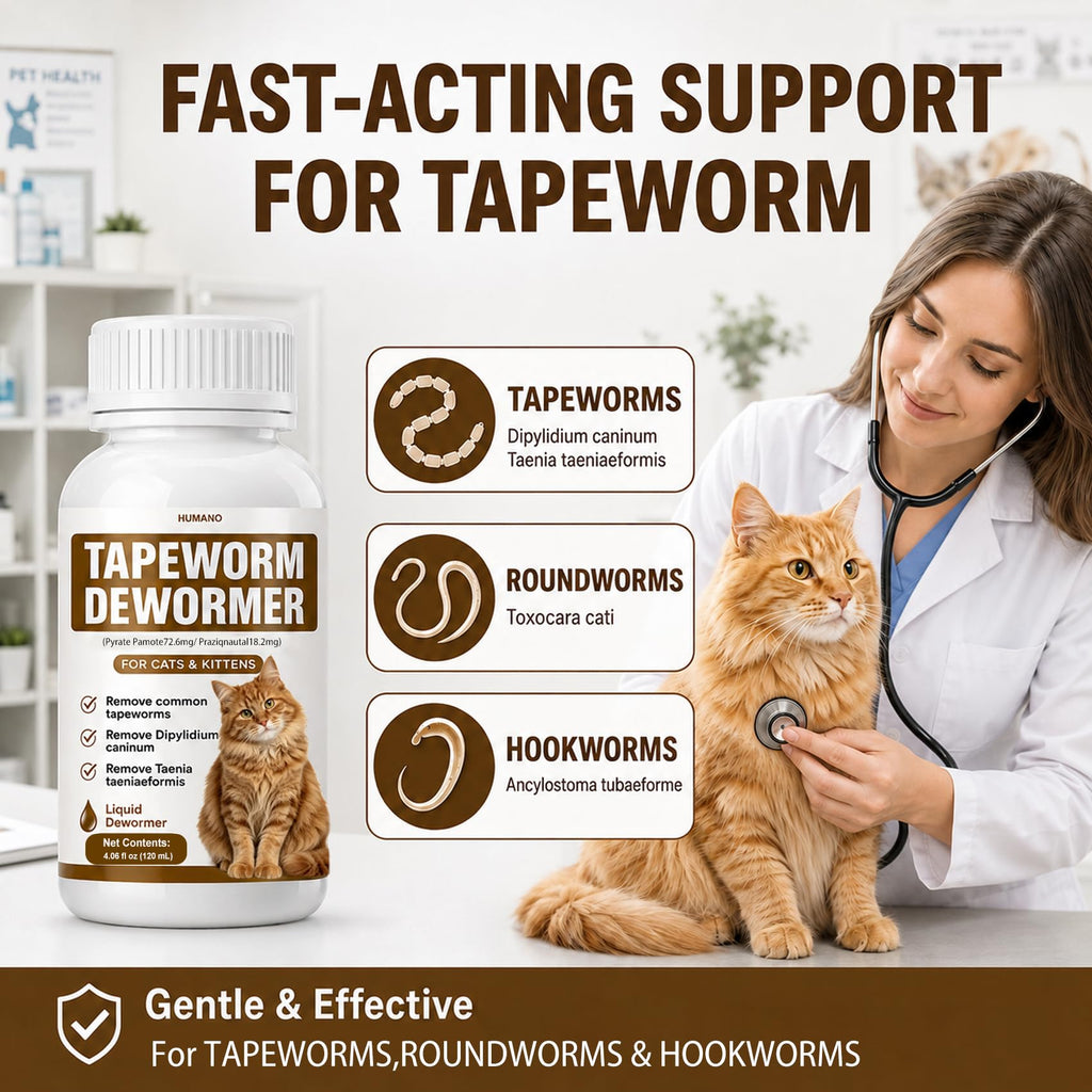 Broad Spectrum Cat Tapeworm Dewormer F552