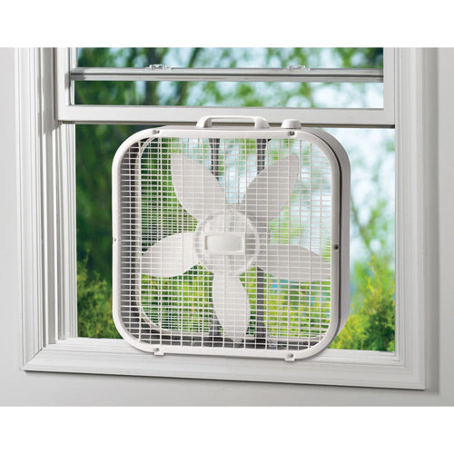 20" Classic Box Fan, 3 Speeds, White F961