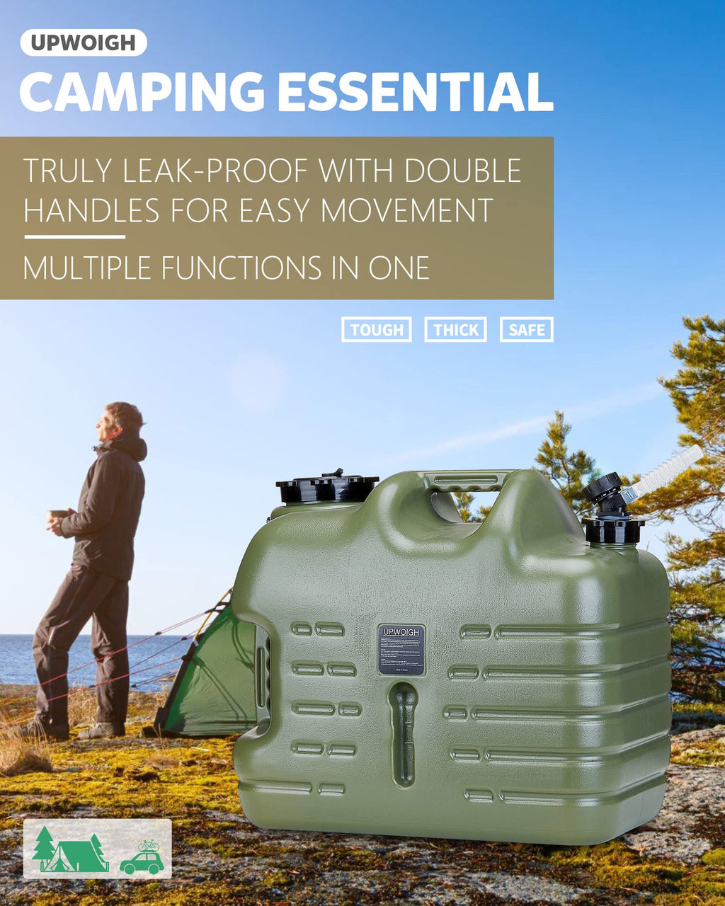 8.2 Gal Camping Water Jug with Spigot E18201