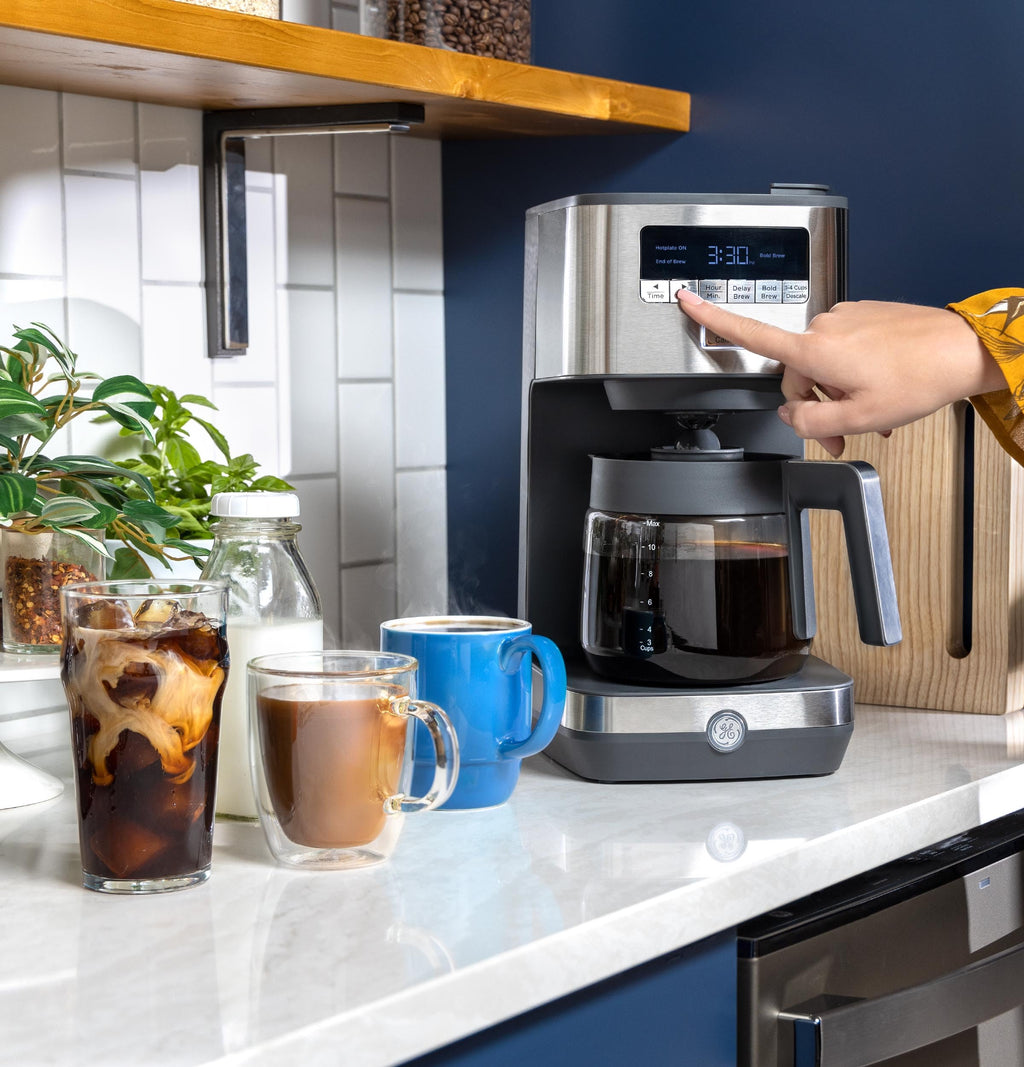 12-Cup Stainless Steel Drip Coffee Maker with Timer K485