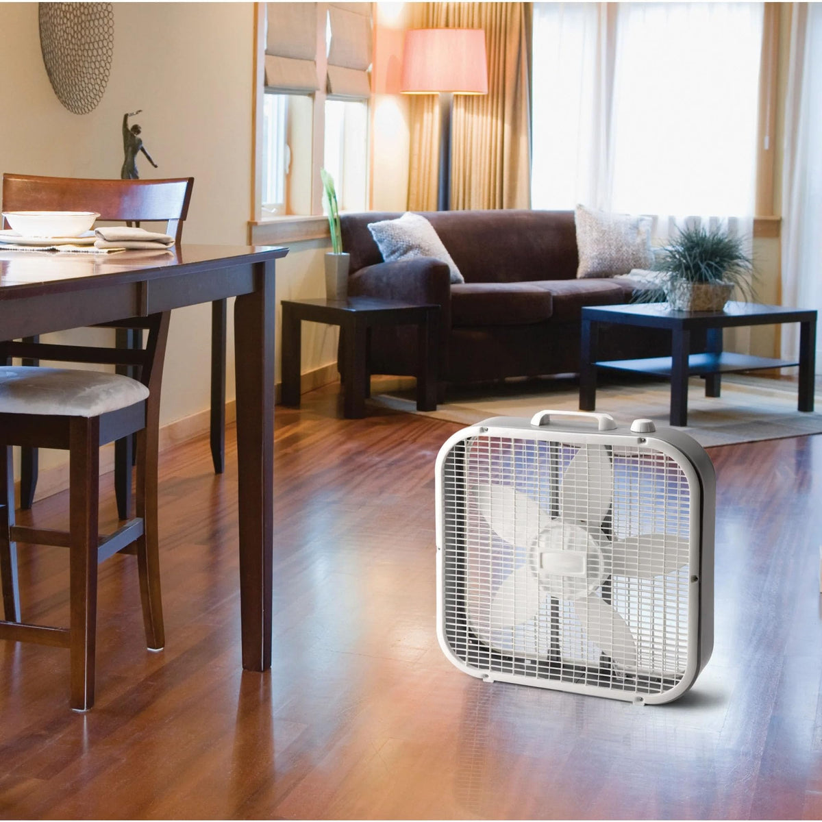 20" Classic Box Fan, 3 Speeds, White F961