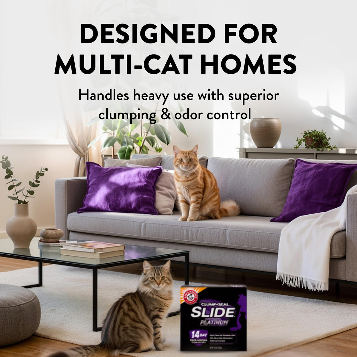Clumping Cat Litter, 27.5 Lbs D80940