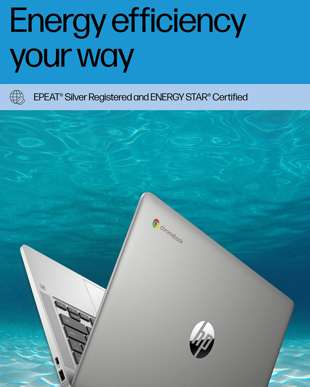 14" Chromebook, Intel Celeron N4120, 4 GB RAM, 64 GB SSD, Chrome OS H784