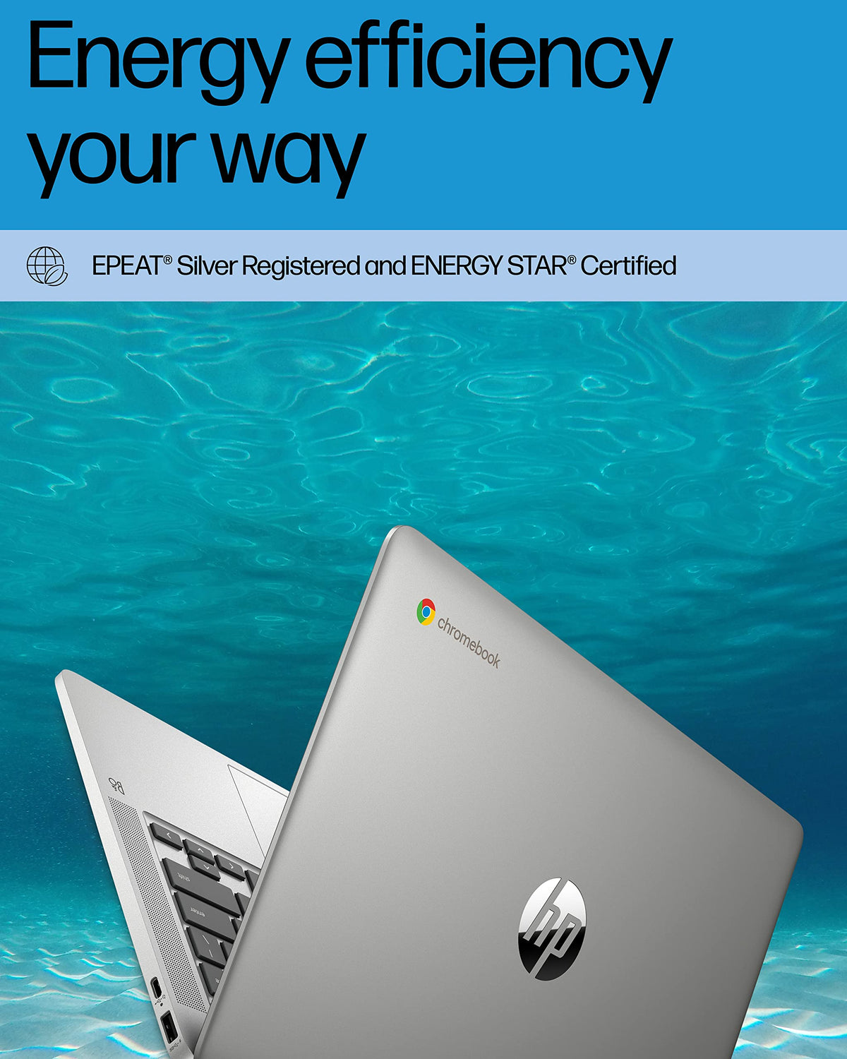 14" Chromebook, Intel Celeron N4120, 4 GB RAM, 64 GB SSD, Chrome OS H784