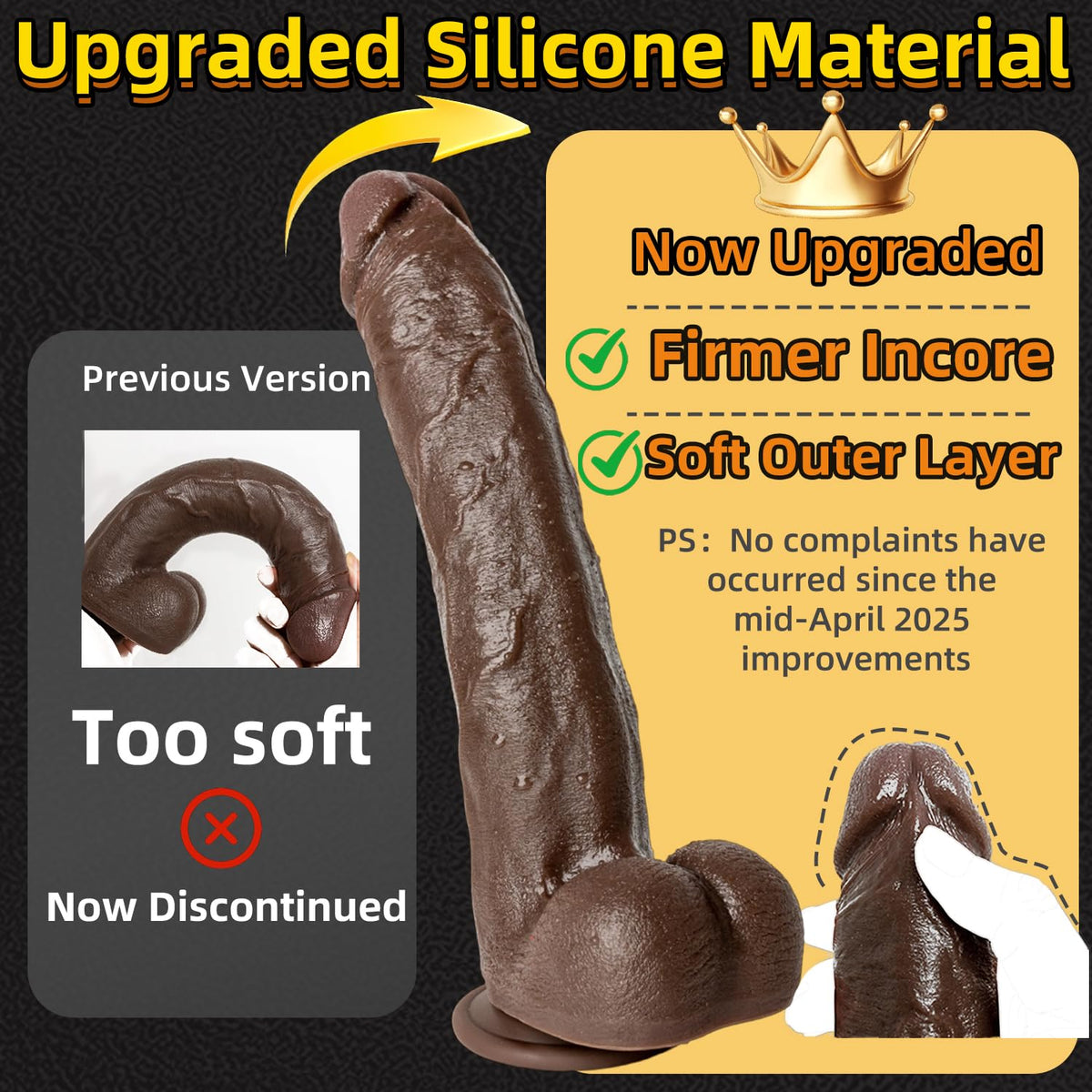 Big Black XL Dildo with Suction Cup B510438