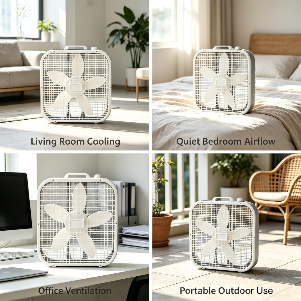20 Inch 3 Speed Square Cooling Fan R594