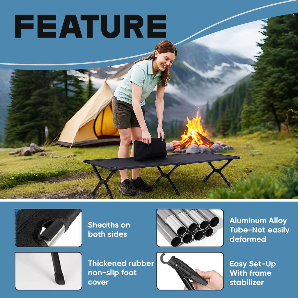 Ultralight Foldable Camping Cot Y66430