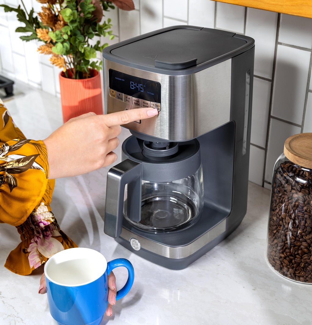 12-Cup Stainless Steel Drip Coffee Maker with Timer K485
