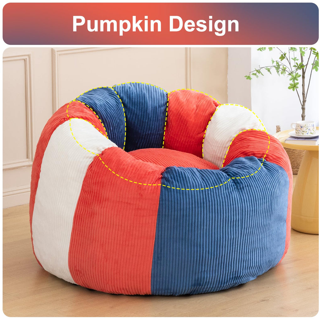 Shredded Foam Bean Bag Chair with Arms F230