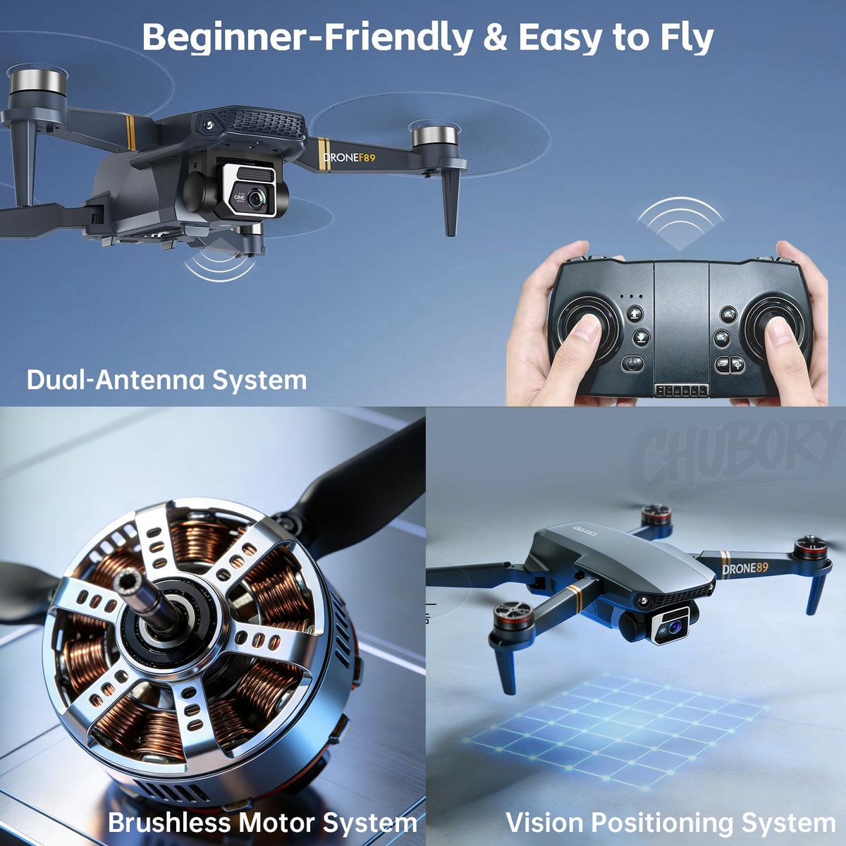 4K Foldable Drone with Camera K764