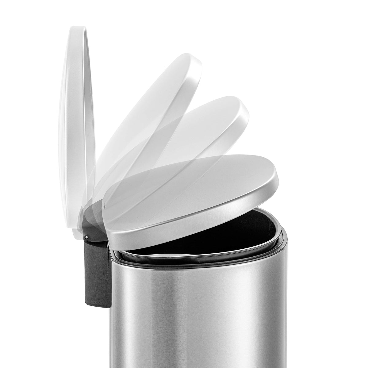 50L Stainless Steel Trash Can with Soft Close Lid E353412