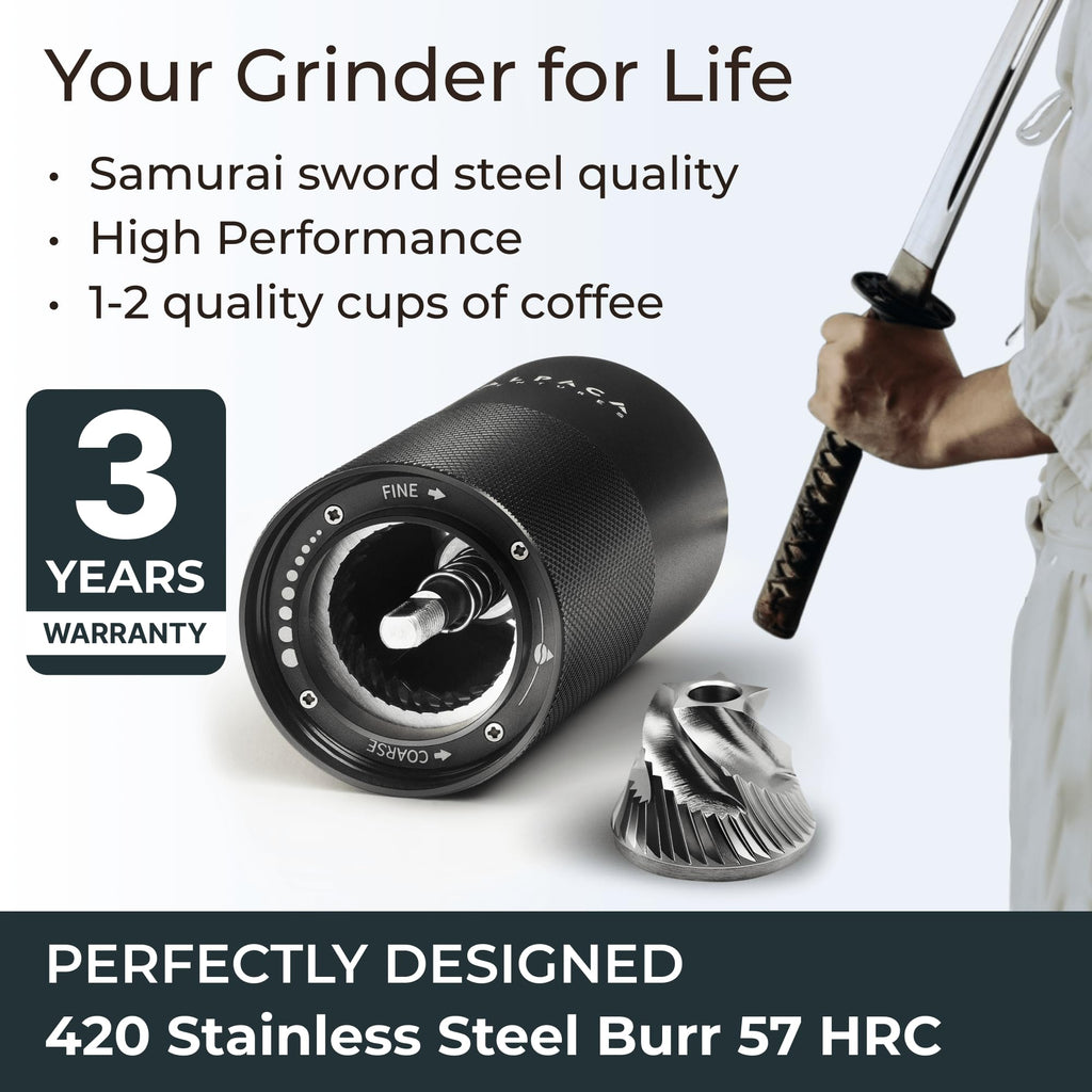 Manual Adjustable Conical Burr Coffee Grinder K660629