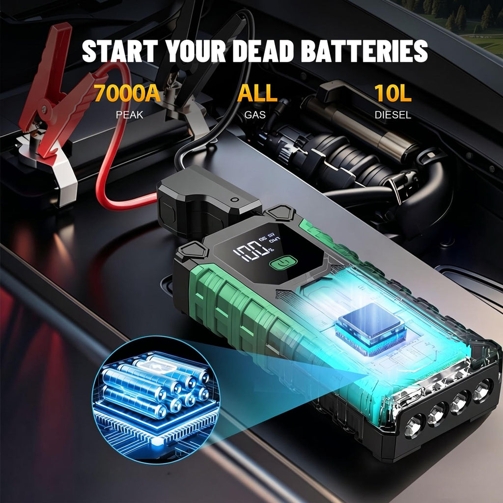12V Battery Booster Pack with LED Light E3346