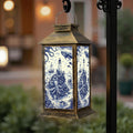 Blue Waterproof Solar Lantern X320