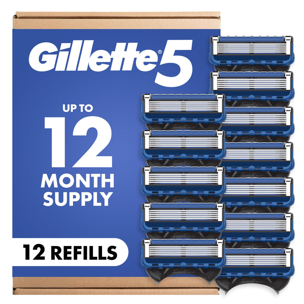5-Blade Razor Blade Refills, 12 Count R614