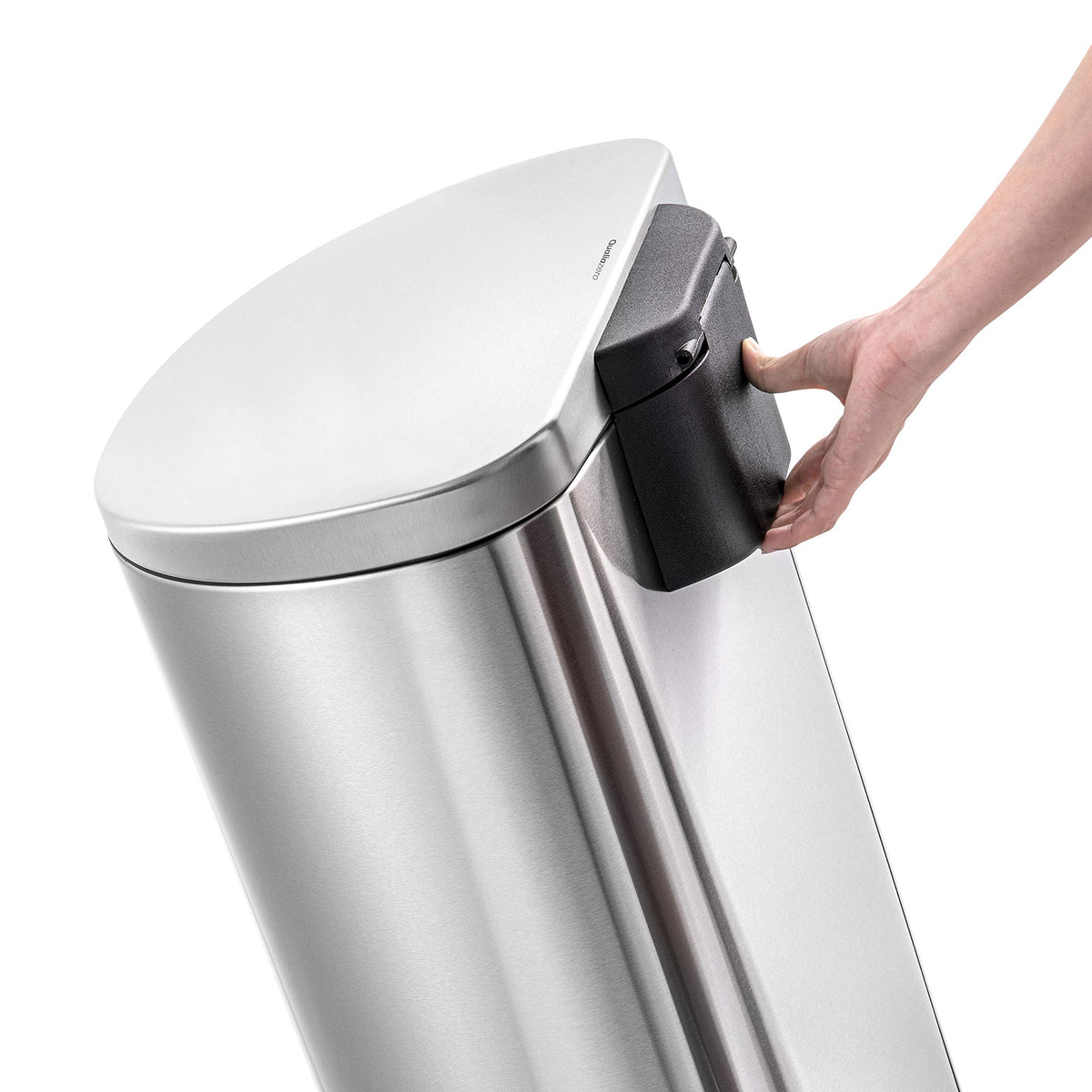 50L Stainless Steel Trash Can with Soft Close Lid E353412
