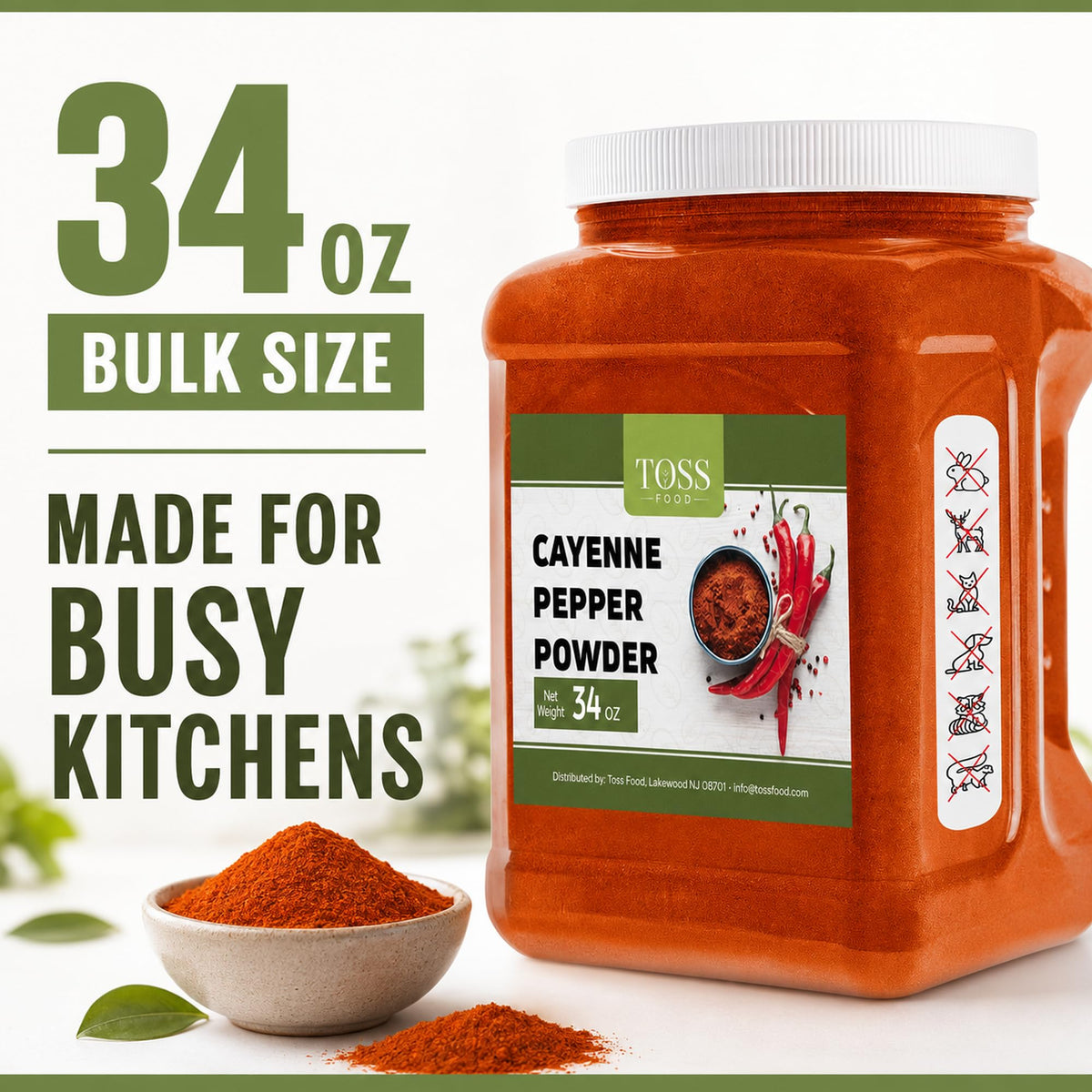 Cayenne Pepper Powder 34 Oz H69761