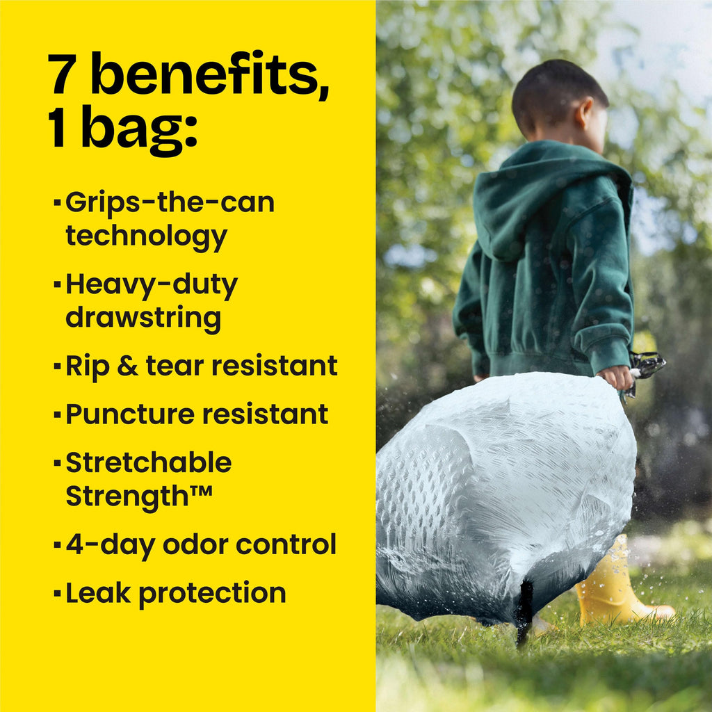 13 Gallon Lavender Tall Kitchen Trash Bags 40 Count S980