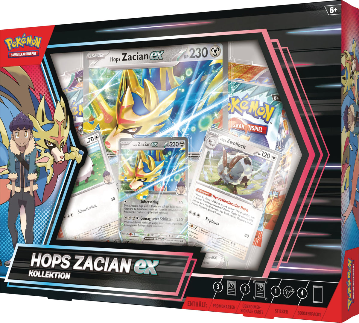 Trading Card Game 3 Holographic Promo Cards 1 Oversized Holographic Card 4 Booster Packs T6596