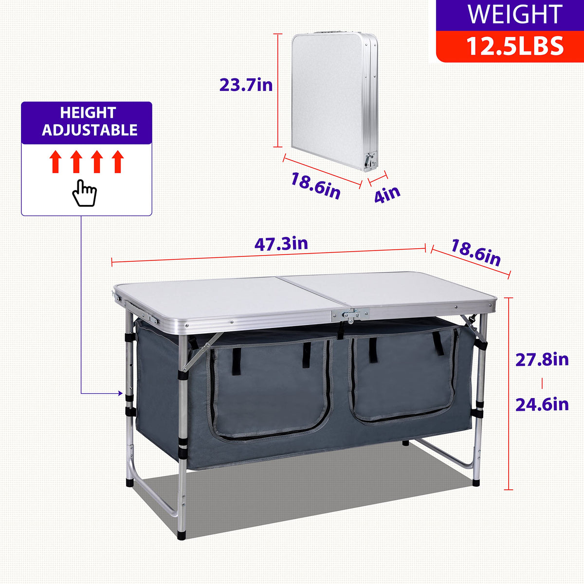 Camping Folding Table A194242